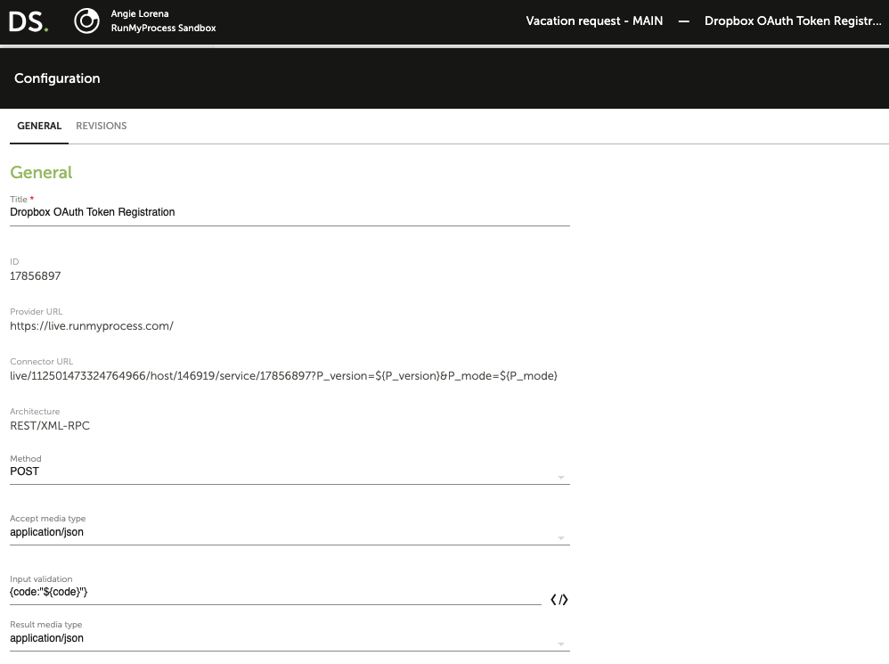 OAuth Token Registration CAPI Configuration